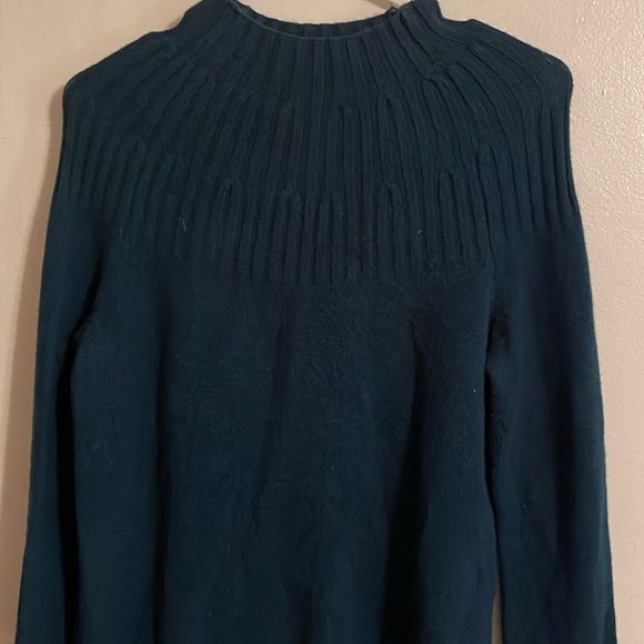 🌹BY ANTHROPOLOGIE KNIT MOCK NECK SWEATER - Picture 5 of 9